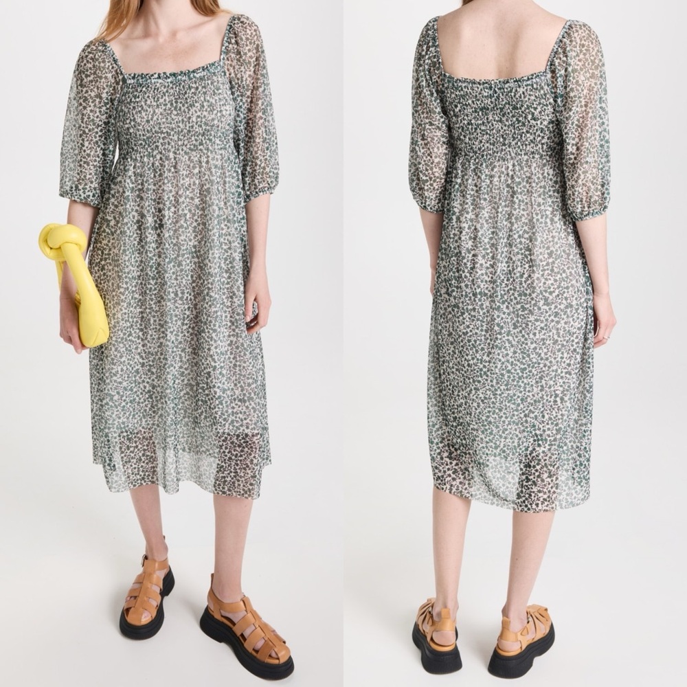 Baum Und Pferdgarten Juditta Floral Midi Dress